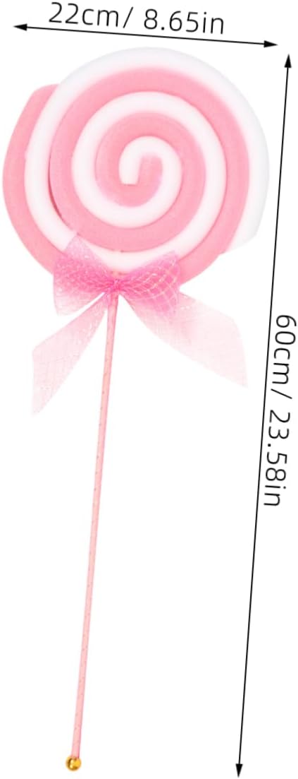 2pcs Bulk Suckers and Lollipops Large Candy Ornaments Festive Photo Props Party Craft Boys and Girls Safe Toy