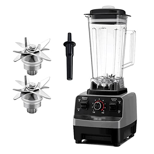 MNSRRN Fabricante de Batidos comerciales, Mezclador de encimera Profesional de 1600W, Fabricante de Leche de Soja multifunción, Gran Capacidad de Gran Capacidad, función de Ajuste de Tiempo