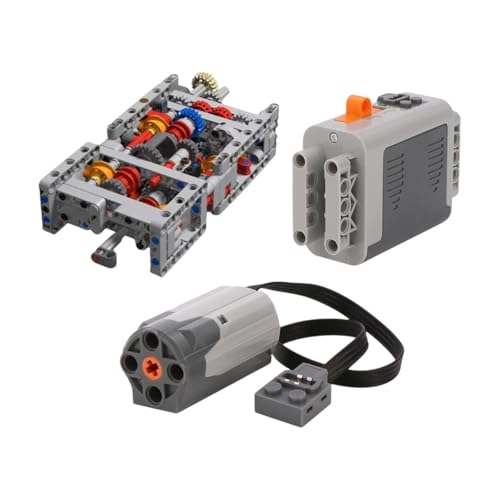 4-Speed Sequential Gearbox Kit with AA Battery Box and Motor