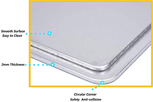 Comtim Rabbits Cooling Mat, Self Cooling Mat Pad for Hamster Guinea Pig Chinchilla Bunny Kitten Cat and Other Small Animals, Pet Cool Plate Ice Bed, Rapid Cooling - Perfect for Hot Summer Weather, L - Thumbnail 6