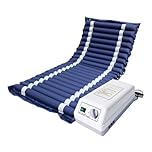 Zertylre Anti-decubitus Mattress with Alternating Air Cells, Model: Mobi 2, Includes Pump, Removable Air Strips, Maximum Weight: 135 kg, Colour: Blue (190 x 90 cm)