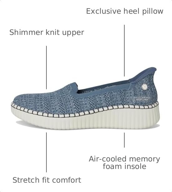 Image of Skechers Womens Wilshire BLVD - Glimmer Step Hands Free Slip-ins