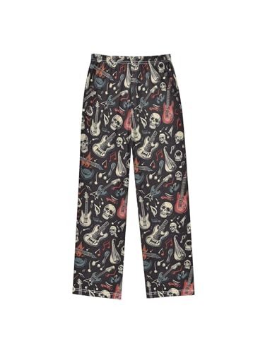 Crazy Music and Rock Guitar Boys Pants for Kids Jogger Pants with Pockets S2