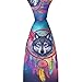 MZERSE Ties for Men Boys Wedding Dance Prom, Fashion Skinny Neck Tie Wolf Dreamcatcher