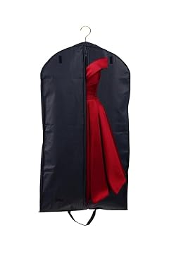 Tuva Breathable Fur Coat Suit Dress Garment Bag 45 Black with Handles Tuva Inc