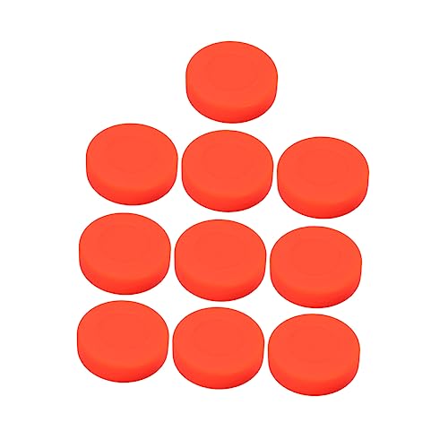 Totority Adjustable Hardness Hockey 10 Pcs Standard Size PVC Balls Matte Finish Ages