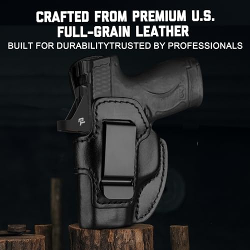 Premium IWB Leather Holster Black Left
