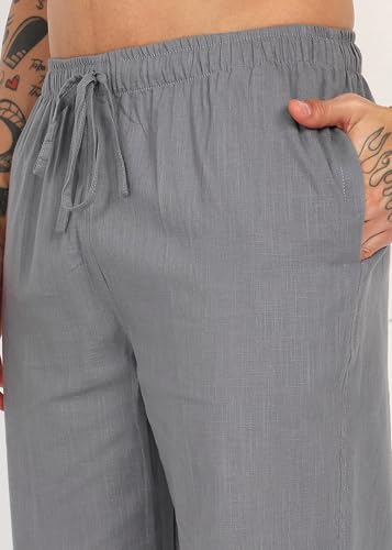 Image of Men's Cotton Linen Pajama