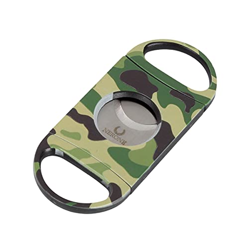 Cortador charutos NERONE Camo Lâmina Dupla Plástico