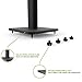 Kanto SP32PL 32 Inch Bookshelf Speaker Stands - 2 Pack - Steel Frames (Black)