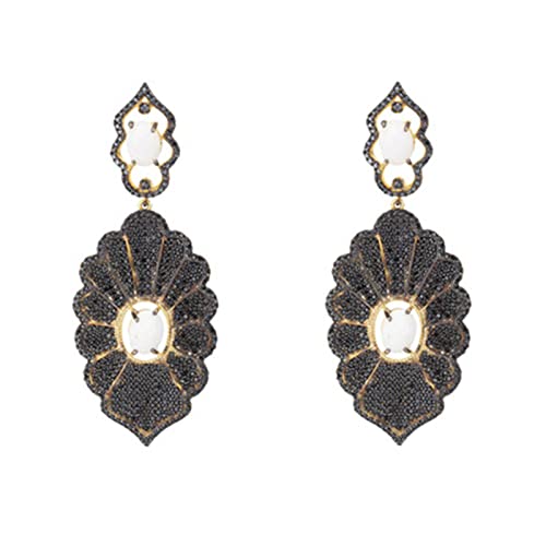 Boucles d'oreilles plaqué or 14k hypoallergéniques d'exception