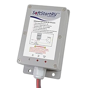SoftStartRV SSRV3T de NetworkRV permet à un climatiseur RV de démarrer et fonctionner sur un petit générateur ou une puissance limitée quand il ne serait pas démarré + cadeau bonus