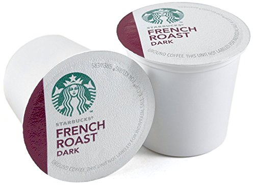 Image of Starbucks Coffee K-Cup Pods, French Roast, Dark Roast Coffee, Notes of Dark Caramel & Sweet Smoke, Keurig Genuine K-Cup Pods, 24 CT K-Cups /Box (Pack of 2 Boxes)