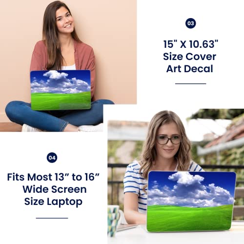 Image of LSS Laptop 15 15.6 Skin Cover with Colorful Scenery Pattern for HP Dell Lenovo Apple Asus Acer Compaq - Fits 13.3 inch 14 inch 15.6 inch 16 inch (2 Wrist Pads Free)