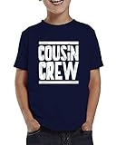 SpiritForged Apparel Cousin Crew Toddler T-Shirt, Navy 4T