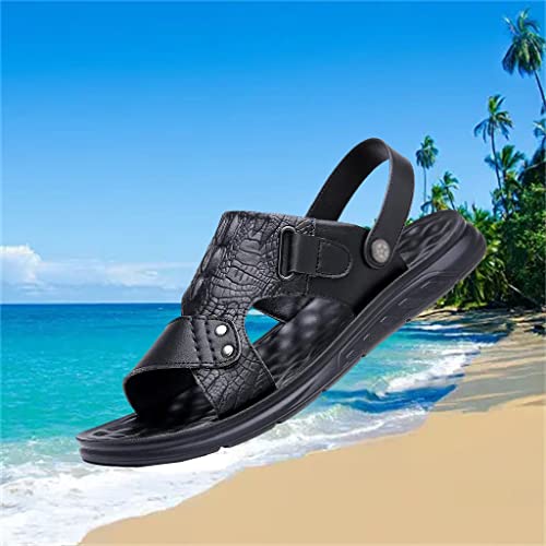 Men's Sandals Casual Beach Shoes Men's Anti-Skid Sandalias Sandals for Men Sandale(38)3