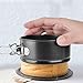 Alotpower Springform Pan Set of 4, 4 Inch Non-Stick Leakproof Round Cake Pans Small Cheesecake Pan with Removable Bottom Pan for Mini Cheesecakes, Pizzas and Quiches