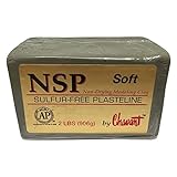 Chavant NSP SOFT - 2 Lbs. Professional Oil Based Sulfur Free Sculpting Clay - GREEN