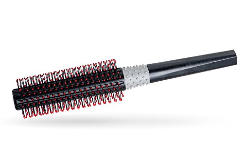 Cepillo redondo que no acumula electricidad estática con fondo en relieve plástico