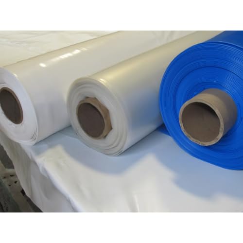 Husky White Shrink Wrap 17' x 120' 6 Mil - Polyethylene Plastic for Boat Marine Protection and Storage - Free Ground Shipping
