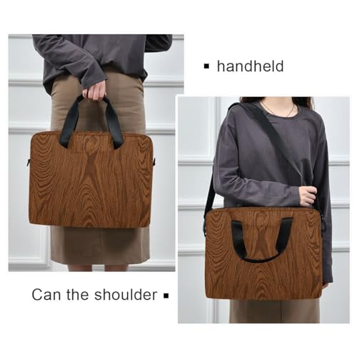Funda para portátil marrón vintage 15.6 pulgadas miniatura 2