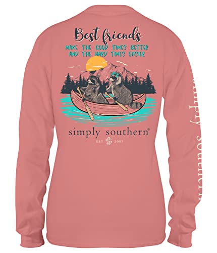 Simply Southern Best Friends Youth Long Sleeve Shirt3