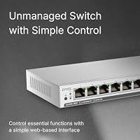 Zyxel Netzwerk Switch 16 Port | Unmanaged+ GbE PoE+ | GS1100-16EP – Ansicht 5