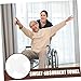 CORHAD 2pcs Absorbent Towels for Adults Gauze Back Pads for Elderly Comfortable Breathable Sweat Towels for All Seasons Easy Care and Use