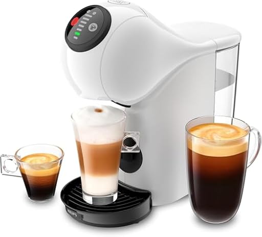 Krups Nescafé Dolce Gusto Genio S, cafetera con cápsulas para bebidas frías y calientes, Depósito de agua de 0.8 L, modo Eco, Thermoblock, apagado automático, blanco, KP2431 | Ya disponible en tu tienda friki favorita! En mundofriki.es! Krups Nescafé Dolce Gusto Genio S, cafetera con cápsulas para bebidas frías y calientes, Depósito de agua de 0.8 L, modo Eco, Thermoblock, apagado automático, blanco, KP2431 | Ya disponible en tu tienda friki favorita! En mundofriki.es!