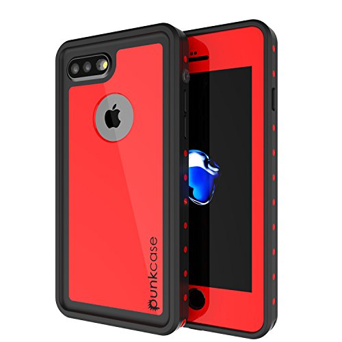 iPhone 8 Plus Waterproof Case, Punkcase [StudStar Series] [Slim Fit] [IP68 Certified] [Shockproof]