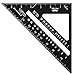 Mr. Pen- Metal Square Ruler, 7 Inch, Aluminum Rafter Square, Carpenters Square Tool, Carpentry Squares,