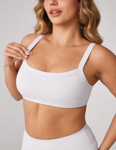 Image of UNISSU Hugcurve Adjustable Sports Bra Square Neck Wireless Padded Yoga Workout Tops