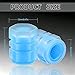 20 Pcs Glow in The Dark Tire Valve Caps Fluorescent Tire Valve Stem Caps, Cool Car Present for Universal Decoration Accessories for Car SUV Bicycle Motorcycles Trucks (Blue)