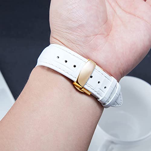 Bracelet en cuir authentique interchangeable pour montre vintage - 5