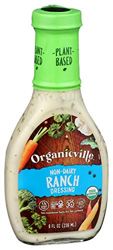 Organicville, Ranch Dressing, Organic, Dairy Free, Gluten Free, 8 oz