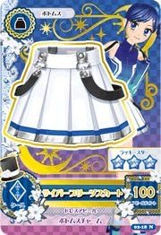データカードダス　アイカツ！　第2弾　02-18　【ノーマル】　サイバープリーツスカート