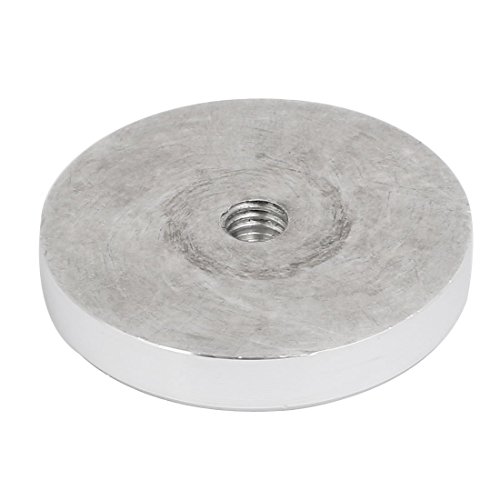 Rannb 2-Inch Dia Aluminum Disc M8 Round Glass Table Top Disc Hardware - 8pcs - Thumbnail 2