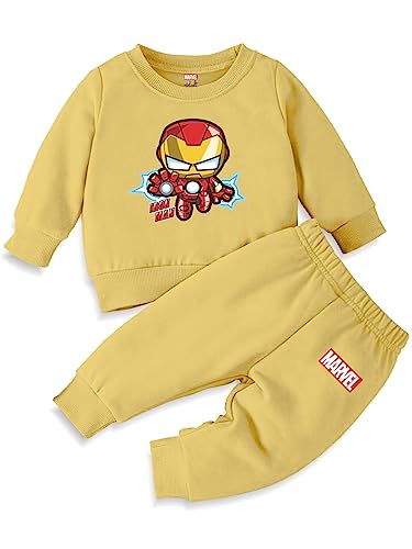 Image of Minicult Kids Cotton Co-ords Full Sleeve Sweatshirt and Pant Set with Character Print