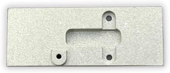 Furitek FCX24 Rampart Aluminum Flat Skid Plate for SCX24 Based Transmission - Remote Control Car/RC Truck Upgrades Parts (HELIDIRECT)