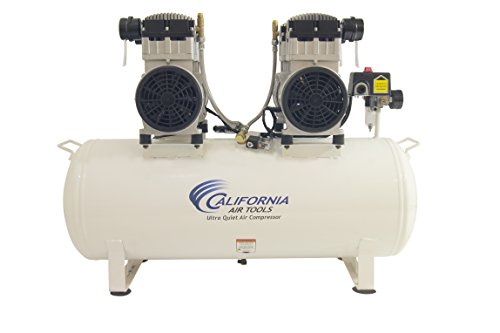 California Air Tools 20040CAD 4 hp 20 gallon Ultra Quiet & Oil-Free Steel Tank Air Compressor Auto Drain, White #1