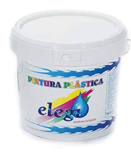 PINTURA PLASTICA BLANCA MATE LAVABLE DE ALTA CALIDAD - 5KG, INTERIOR-EXTERIOR