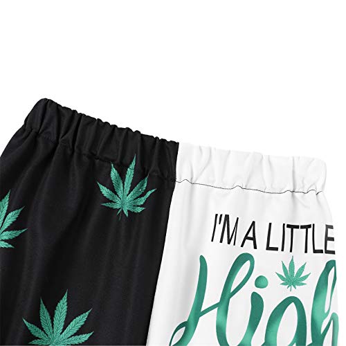 Pantaloni Femminili Moda Pantaloni Larghi Elastici...