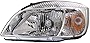 KarParts360 For Kia Rio / Rio5 Headlight Assembly 2006 2007 2008 Driver Side Halogen | Hatchback/Sedan | CAPA | KI2500100 | 921011G010