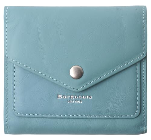 Image of Small Wallet for Women Genuine Leather RFID Blocking Card Holder Organizer Pocket Compact Bifold Ladies Mini Purse
