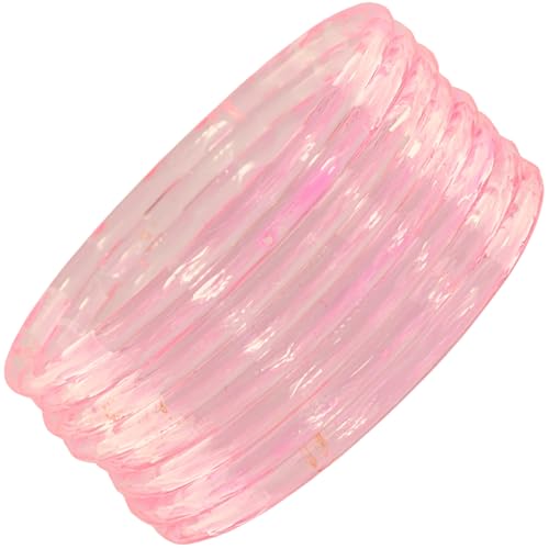 Image of ZULKA Designer Plain Glossy Glass Kada Set For Women & Girls With Diamond Cut Design | Fancy Designer Glass Bangles | Traditional Chudi | Kanch Ki Churi | Stylish Glass Kada For Wedding - Set Of 8