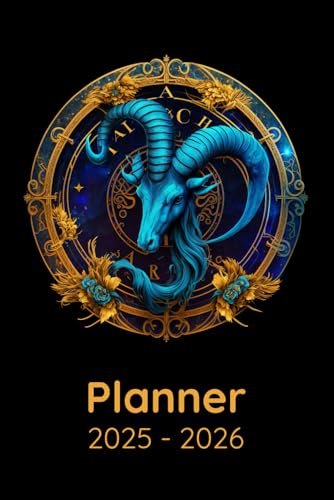 Planner 2025-2026: Agenda for Astrology Lovers, Horoscope, Astrological Signs, Capricorn Zodiac Related Gift Idea, Weekly and Monthly View