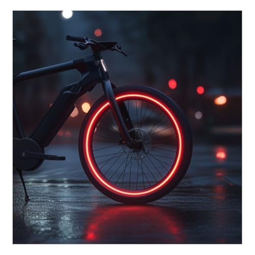Custom E Bike Rims: Enhance Safety with Reflective Rim Tape Options 5 customTAYLOR33 (All Vehicles Red High Intensity Grade Reflective Copyrighted Safety Rim Tapes (Must Select Your Rim Size), 26