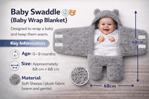 Image of BRANDONN Baby Blanket Newborn Carry Nest | Soft & Breathable Lounger for Newborn | Portable Bedding for Supervised Rest & Travel | Lightweight Infant (0-9 Months)