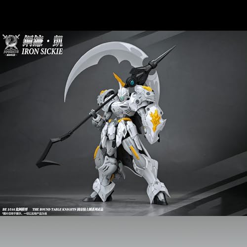 Model Kit Mecha 1/144 The Round Table Knights Iron Sickie 6.24 pulgadas miniatura 4