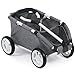 Bayer Chic 2000 660 76 Ziehwagen Skipper, Kleiner Bollerwagen für Teddys und Puppen, Jeans grau, 46 x 30 x 29 cm